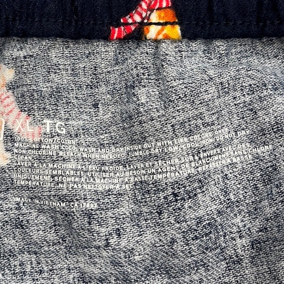 GAP Flannel Cotton Navy Dog Pj’s Pyjama Pants - Picture 11 of 11